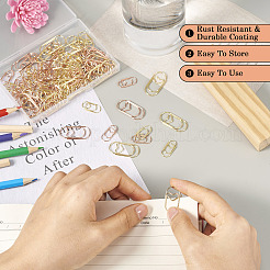 200Pcs 4 Style Carbon Steel Paper Clips&nbsp;FIND-TA0002-17