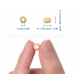 Unfinished Wood Beads&nbsp;X-TB092Y-4
