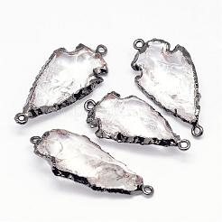 Electroplate Quartz Crystal Links Connectors&nbsp;G-G906-29