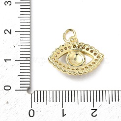 Brass Micro Pave Cubic Zirconia Pendants&nbsp;LS-KK-H255-02B-G01