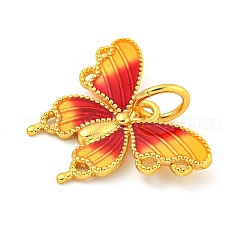 Rack Plating Brass Enamel Pendants&nbsp;KK-Z054-05G-02
