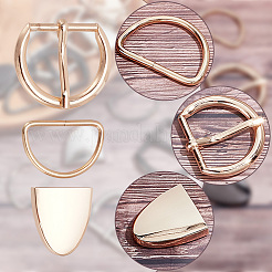 6 Sets 3 Colors Belt Alloy Buckle Sets&nbsp;FIND-WR0011-11