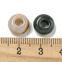 天然石インディアン瑪瑙ビーズ  ロンデル  10x4.5mm  穴：3.5mm&nbsp;G-Q173-03A-29