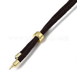 3MM Adjustable Round Nylon Braided Cord Bracelet Making&nbsp;FB-CBAA152-04G-39