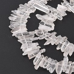 Natural Quartz Crystal Beads Strands&nbsp;G-F212-02