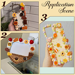 80Pcs 4 Styles Opaque Resin Imitation Food Decoden Cabochons&nbsp;CRES-SC0003-02