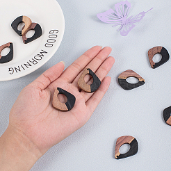 Resin & Wood Pendants&nbsp;RESI-OL0001-08A