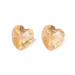 Transparent Pointed Back Glass Cabochons&nbsp;GLAA-WH0015-37K