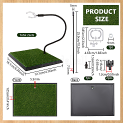 Adjustable Plastic Action Figure Display Holder&nbsp;ODIS-WH0030-317A