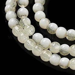 Crackle Glass Beads Strands&nbsp;GLAA-U001-4mm-11