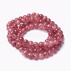 Spray Painted Glass Beads Strands&nbsp;GLAA-A038-C-62