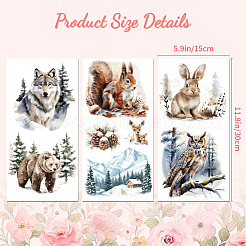 3 Sheets 3 Styles PVC Waterproof Decorative Stickers&nbsp;DIY-WH0404-335