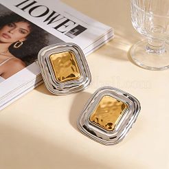 304 Stainless Steel Stud Earrings&nbsp;WG5F66C-01