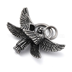 304 Stainless Steel Pendants&nbsp;STAS-P367-03AS