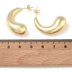 Brass Stud Earrings for Women&nbsp;KK-CBAD851-28G