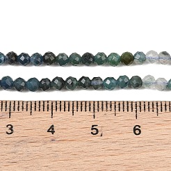 Natural Blue Tourmaline Beads Strands&nbsp;G-G294-A02-3mm-01