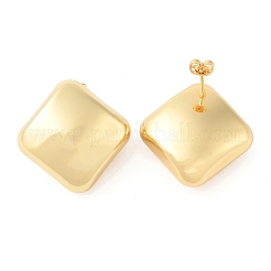 Rack Plating Brass Stud Earrings for Women&nbsp;EJEW-G394-46G