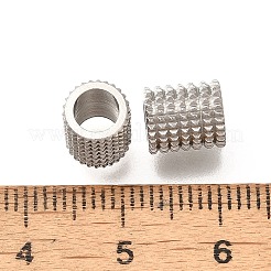 201 Stainless Steel European Beads&nbsp;STAS-S154-03P