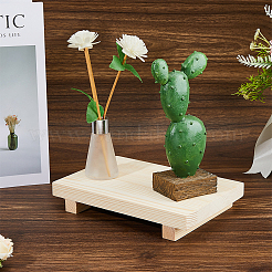 Wooden Jewelry Display Pedestals&nbsp;ODIS-WH0030-154A