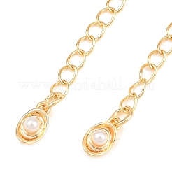 Brass Curb Chain Extender&nbsp;KK-P354-13G