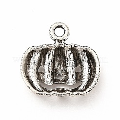合金のチベット風チャーム  クリスマスをテーマに  カボチャ  アンティークシルバー  16x16x4.5mm  穴：1.8mm&nbsp;PALLOY-B012-02AS
