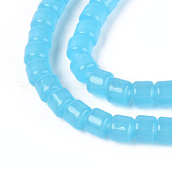 Imitation Jade Glass Beads Strands&nbsp;GLAA-N065-4x4mm-B03