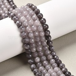 Natural White Jade Bead Strands&nbsp;G-R346-6mm-10