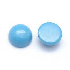 Synthetic Turquoise Cabochons&nbsp;G-P393-R54-10MM