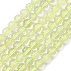 Natural Lemon Quartz(Heated) Beads Strands&nbsp;G-G286-A04-6mm