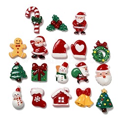 Christmas Opaque Resin Cabochons&nbsp;CRES-D315-02