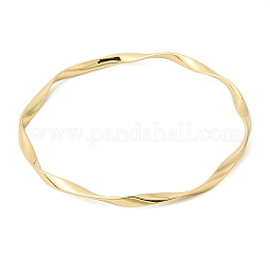 Twisted 304 Stainless Steel Bangles for Women&nbsp;BJEW-D408-06G