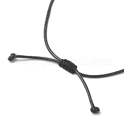 Adjustable Natural Gemstone Pendant Necklaces&nbsp;G-P445-A