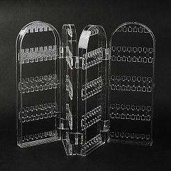 4 Foldable Screen Acrylic Earring Display Stands&nbsp;EDIS-N010-02