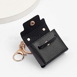 1Pc Portable PU Leather Bag Keychain&nbsp;AJEW-CL0001-06A