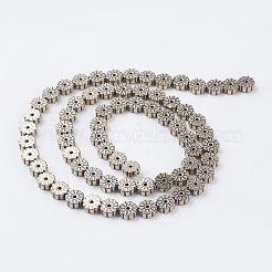 PVD Vacuum Plating Electroplate Non-magnetic Synthetic Hematite Beads Strands&nbsp;G-F534-H