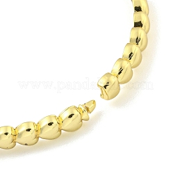 Heart Brass Pave Clear Cubic Zirconia Hinged Bangles&nbsp;BJEW-Z062-04A