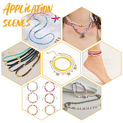 Handmade Polymer Clay Beads&nbsp;CLAY-AR0001-17C
