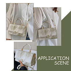 DIY Imitation Leather Sew on Women's Marble Pattern Handbag Making Kits&nbsp;DIY-WH0320-18C