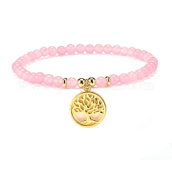 Stone Stretch Bracelets Set&nbsp;BJEW-JB07332