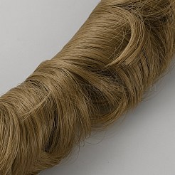 高温ファイバー人形のヘア前髪  DIY人形製作用品  オリーブ  980~1000x50mm&nbsp;DIY-WH0588-95A