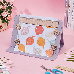 PUレザー編み針測定定規  マグネチック  テンプレートチャートラック  アザミ  262x175x15mm&nbsp;TOOL-WH0165-20C