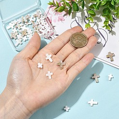 40Pcs 4 Styles Natural Freshwater Shell Beads&nbsp;BSHE-YW0001-26