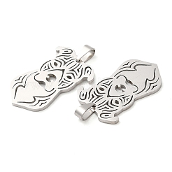 Non-Tarnish 201 Stainless Steel Pendants&nbsp;STAS-Q245-03P