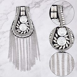 2Pcs Fashionable Alloy Tassel Epaulettes&nbsp;DIY-FH0004-65