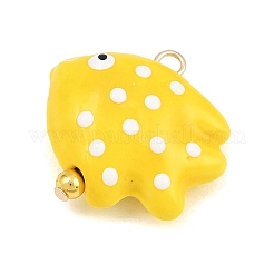 Handmade Porcelain with Brass Pendants&nbsp;PR-CBA6379-01G-01
