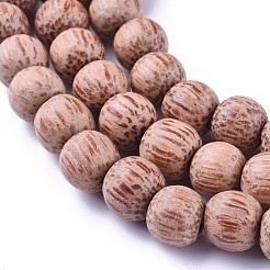 ココナッツビーズ連売り  ラウンド  ペルー  ビーズ：直径10-11mm  穴：1mm  約78個/連&nbsp;CP024Y