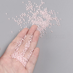 12/0グレードの丸いガラスシードビーズ  セイロン  ラベンダーブラッシュ  2x1.5mm  穴：0.7mm  約48500個/ポンド&nbsp;SEED-N001-B-145L