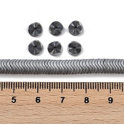 Electroplated Synthetic Non-magnetic Hematite Beads Strands&nbsp;G-H020-M01-26