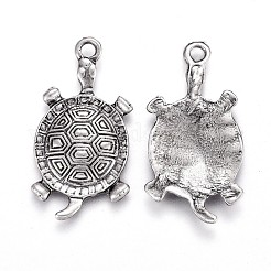 Tibetan Style Alloy Pendants&nbsp;TIBEP-A040-029TAS-NR
