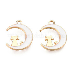 Alloy Enamel Kitten Pendants&nbsp;FIND-N048-028C